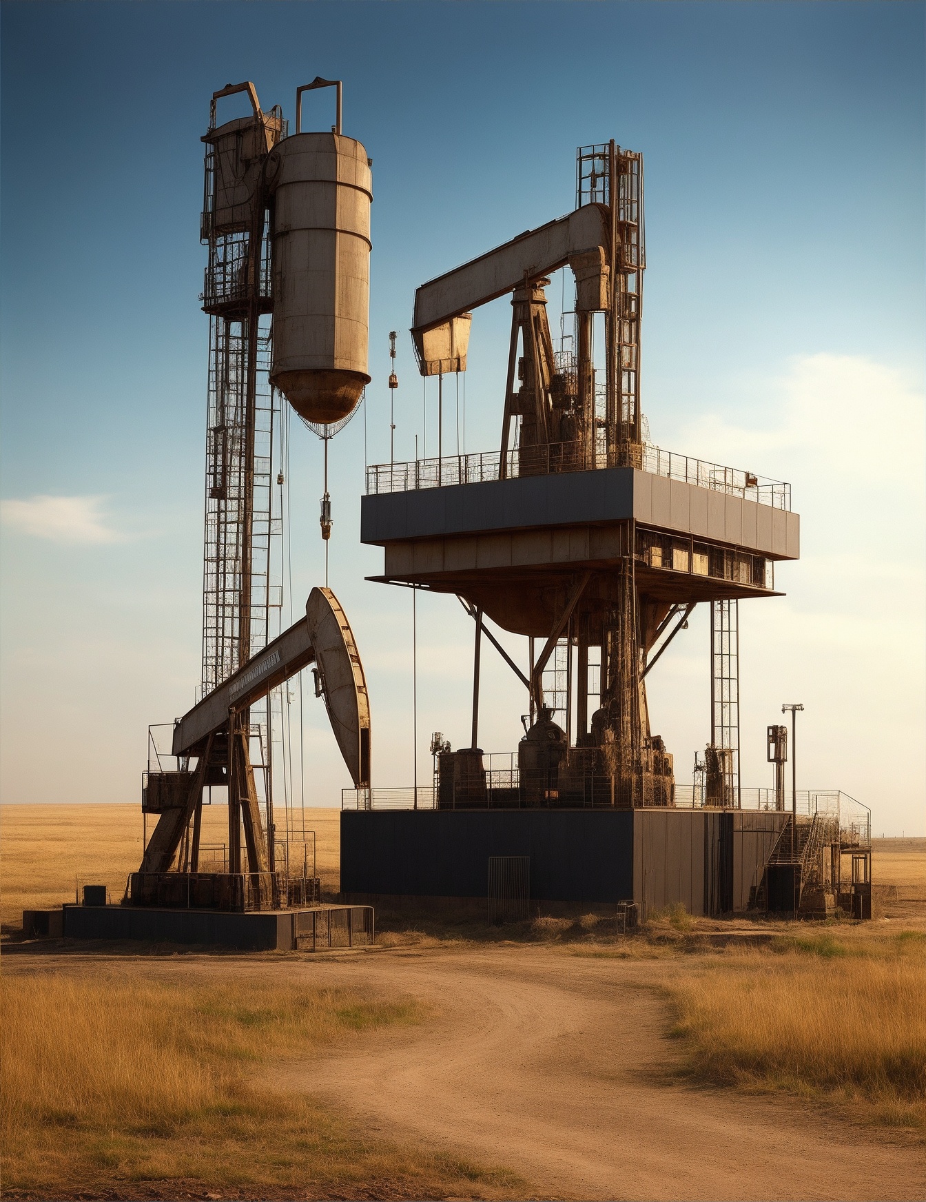 modern oil well